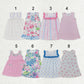 Sibling Baby Girls Kids Sleeveless Flowers Ruffle Knee Length Dresses RTS