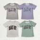 Baby Kids Toddler Short Sleeves Camo Mama's Boy Tee Shirt Sibling Tops RTS