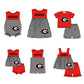 ( Moq 5 Each Style ) Baby Boys Girls Kids G Plaid Team Sibling Rompers Dress Sets