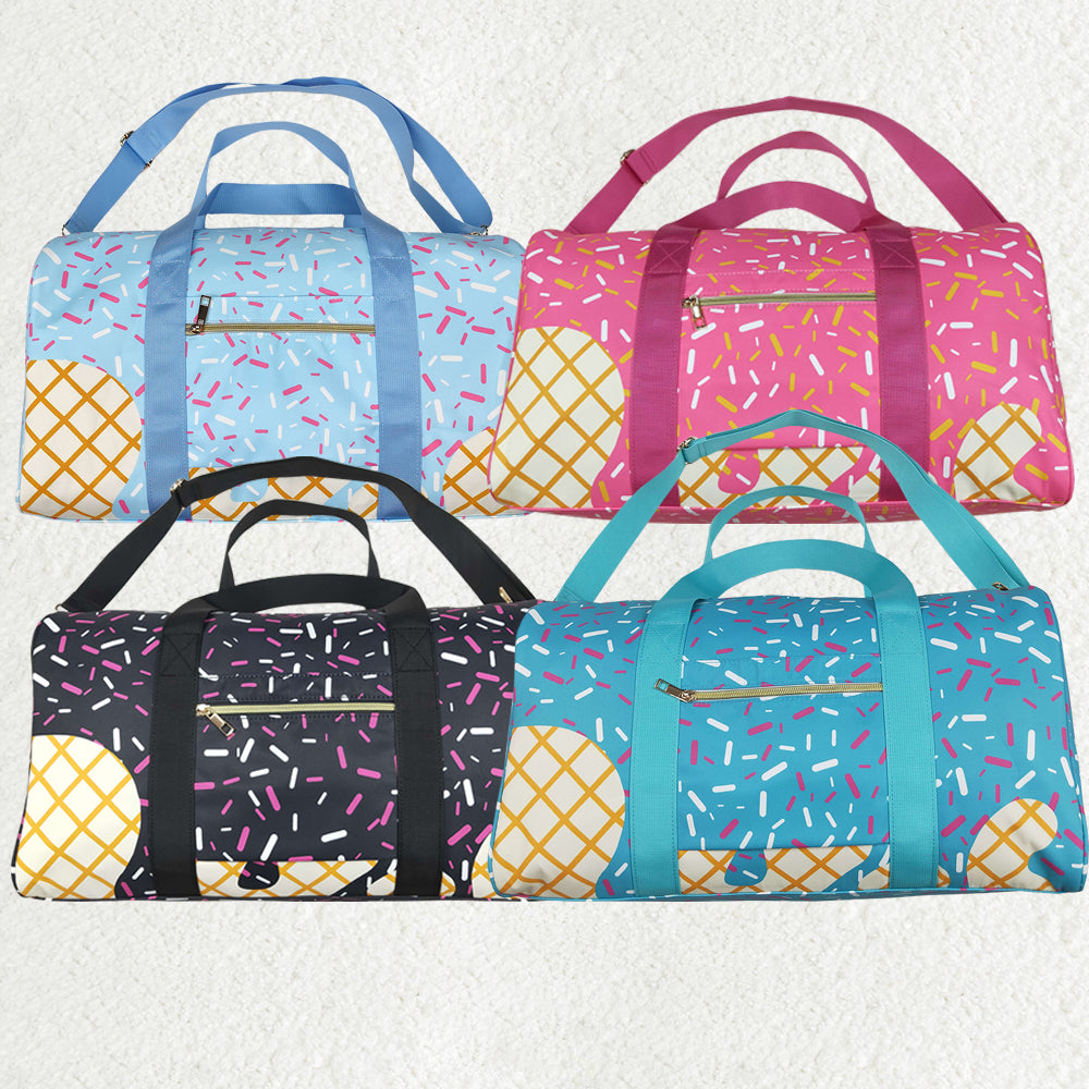 Kids Girl Adult Women Plaid Candy Team Sibling Duffel Gym Bags