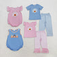 Sibling Boys Girls Short Sleeves Embroidery Ghosts Pumpkin Halloween Romper Set RTS