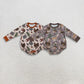 Sibling Baby Boys Long Sleeves turkey Pumpkins Camo Hunting Fall Thanksgiving Rompers RTS