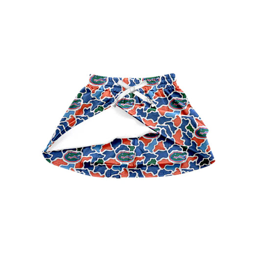 ( Moq 5 ) Baby Girls Toddler Southern Camo Team Shorts Skirt Bottom