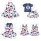 ( Moq 5 each style ) Baby Girl Team Bows Sibling Dress Set 5.24