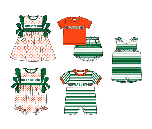 ( Moq 5 Each Style ) Sibling Baby Boys Girls Kids Team Rompers Dress Set Clothes