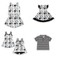 ( Moq 5 each style ) Baby Boy Girl Toddler Team Bows Sibling Shirt Dress Set 6.20