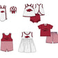 ( Moq 5 ) Baby Boys Kids Sleeveless Pig Plaid Team Summer Romper