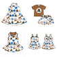 ( Moq 5 each style ) Baby Girl Team Bows Sibling Dress Set 5.26
