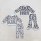 Sibling Baby Boys Girls Kids Long Sleeves Mock Neck‌ Shirts Camo Pants Sets Clothes RTS