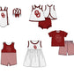 ( Moq 5 ) Baby Boys Toddler Short Sleeves Shirt Red Plaid Shorts Team Summer Set