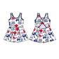 ( Moq 5 each style ) Baby Girl Team Bows Sibling Dress Set 5.24