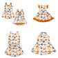 ( Moq 5 each style ) Baby Girl Toddler Team Tigers Bows Sibling Dress Set
