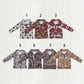 Baby Boy Long Sleeves Camo Aztec Zipper Sibling Shirt Pullover Tops