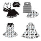 ( Moq 5 each style ) Baby Girl Toddler Team Bows ‌Sibling Dress Set