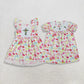 Sibling Baby Girls Kids Short Sleeves Embroidery Crosses Flower Easter Knee Length Dresses RTS
