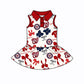 ( Moq 5 each style ) Baby Girl Team W Bows Sibling Dress Set 5.19