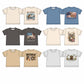 ( Moq 5 Each Style ) Sibling Baby Boys Kids Short Sleeves Dogs Deer Ducks Hunting Shirts Tops
