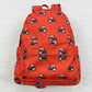 BA0122 Baby Kids Tractor Red Bag Backpack