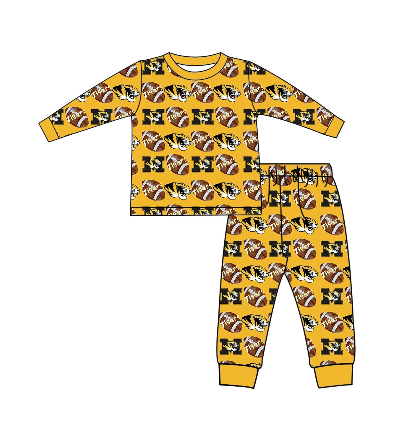 ( Moq 5 each style ) Baby Boy Girl Team Tigers Sibling Pants Dress Set 8.21