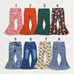 Sibling Baby Girls Kids Bell Bottom Pants Denim Clothes Jeans RTS