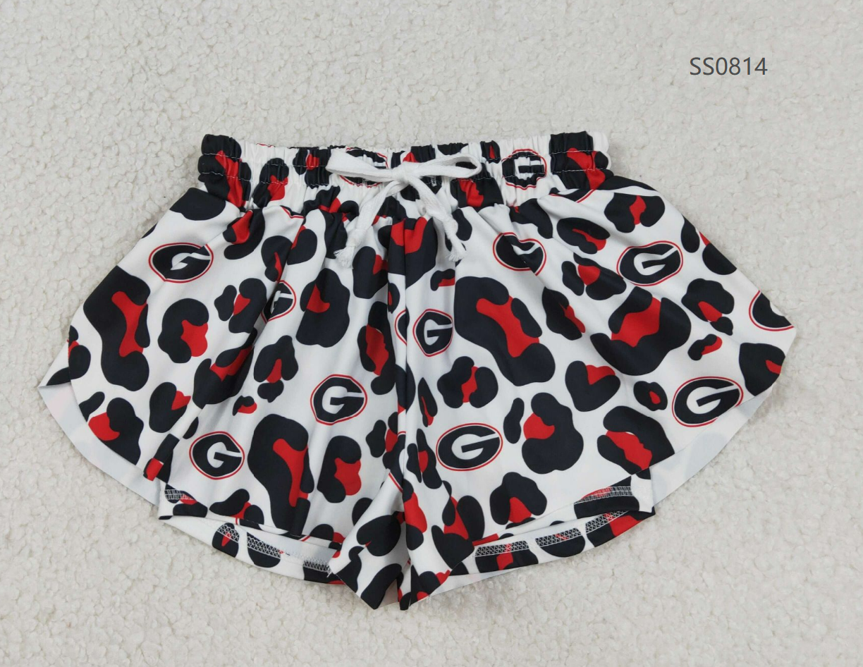 Baby Girls Kids Leopard G Team Yoga Active Ruffle Shorts Bottom RTS