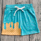 Baby Boy Toddler Plaid Candy Bottom Summer Green Shorts RTS