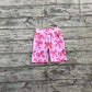 Baby Girl Toddler Checked Bows PInk Biking Shorts Bottoms RTS