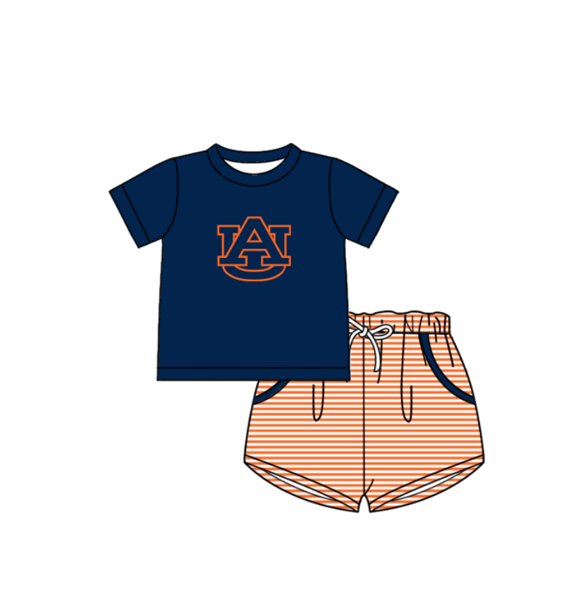 ( Moq 5 Each Style ) Baby Boys Girls Kids AU Stripes Team Sibling Rompers Sets
