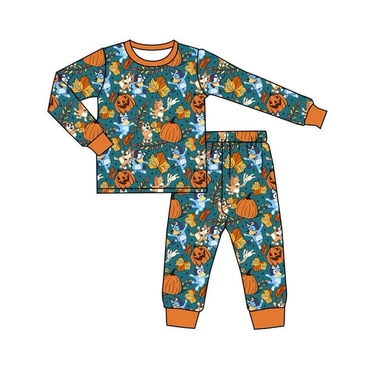 Baby Girl Pumpkin Shirt Pants Pajamas