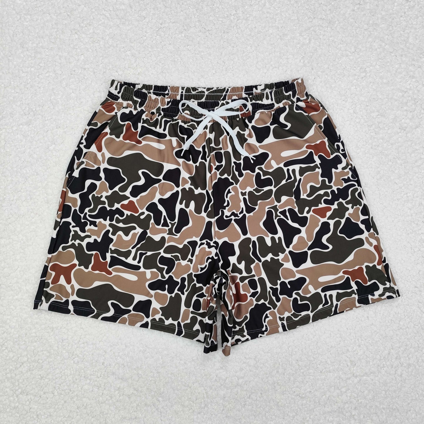 Daddy and Me Baby Boy Adult Camo Trunks Summer Swimsuits