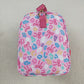 Preorder Kids Girl Adult Leopard Bows Ruffle Gym Bag RTS