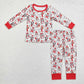 Baby Kids Long Sleeves Dogs Christmas Shirt Pants Pajamas Clothes Set