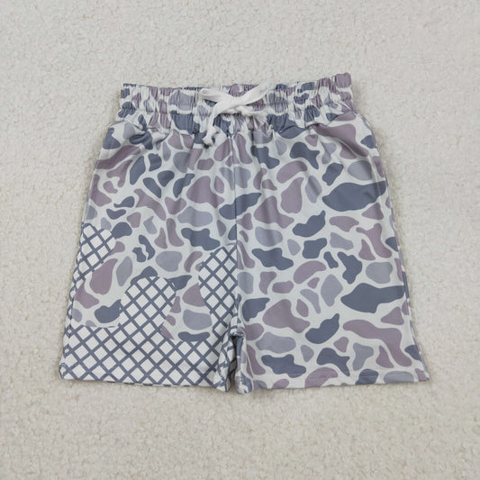Boys Kids Toddler Camo Drips Summer Grey Shorts Bottoms RTS