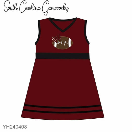 Baby Girl Football Team Sleeveless Dress