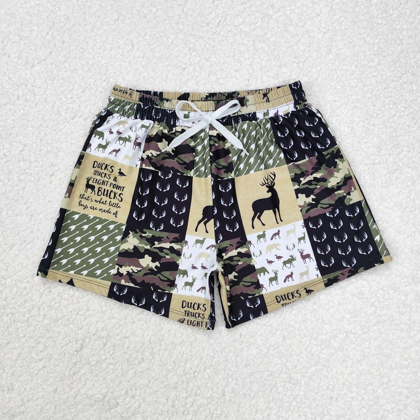 Baby Boy Toddler Duck Deer Camo Swim Trunks Shorts