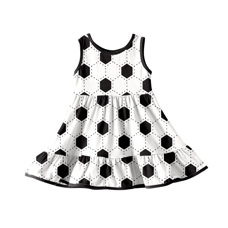 Moq 3 Pre-order GSD0678 Baby Girl Soccer Dress