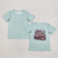 Colors (9-11) Baby Boy Short Sleeves Dog Deer Ducks Sibling Hunting Shirt Tops