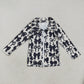 Baby Girl Long Sleeves Black Bows Zipper Pockets Yoga Active Shirt Tops RTS