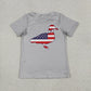 Baby Boy Short Sleeves Grey July 4th Ducks Tee T-Shirt Tops RTS
