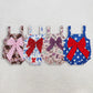 Sibling Baby Girls Infant Sleeveless Bows Summer Bubble Rompers Clothes RTS