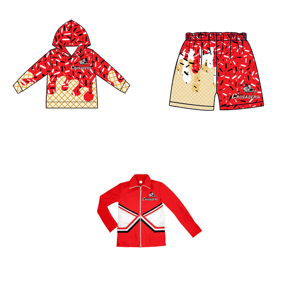 ( Moq 5 each style ) Baby Boy Team Sibling Red Drip Shorts Shirt 7.22