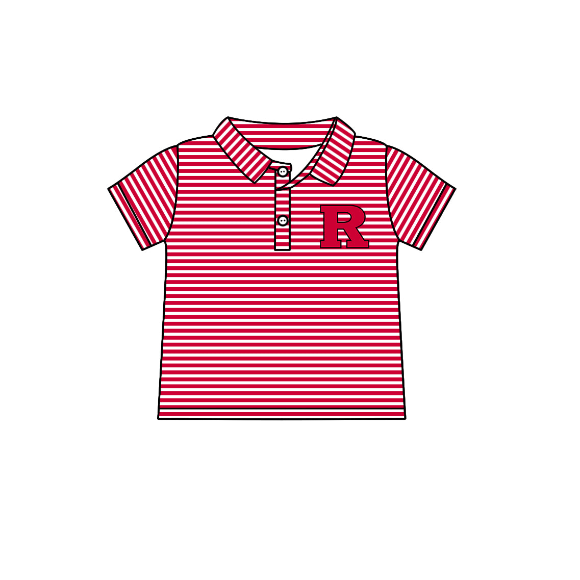 ( Moq 5 each style ) Baby Boy Girl Toddler R Team Bows Sibling Shirt Dress Set