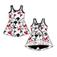 ( Moq 5 Each Style ) Baby Girls Toddler Bird Bows Team Sibling Shorts Dresses Set Summer Clothing