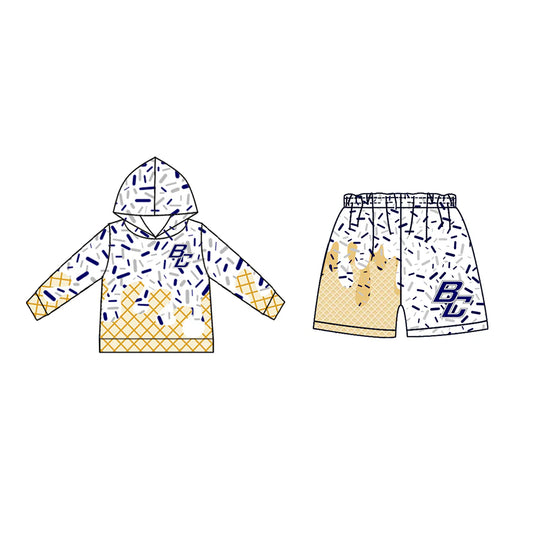 ( Moq 5 each style ) Baby Boy Summer Team Sibling BC Drip Shorts Shirt 7.19