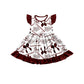 ( Moq 5 each style ) Baby Girl Toddler Team Bows Sibling Dress Set