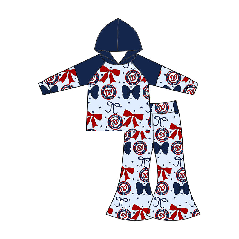 ( Moq 5 each style ) Baby Boy Girl Toddler W Team Bows ‌Sibling Shirt Dress Set 6.17