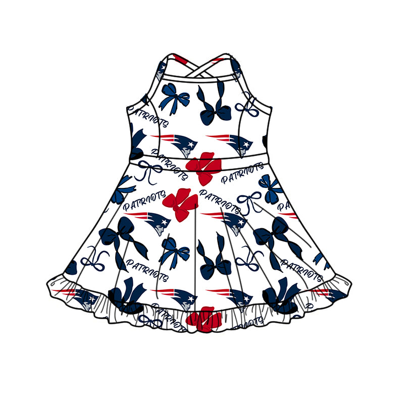 ( Moq 5 Each Style ) Baby Girls Toddler Navy Bows Sibling Team Shorts Dresses Set Clothing