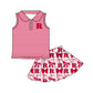 ( Moq 5 each style ) Baby Boy Girl Toddler R Team Bows Sibling Shirt Dress Set