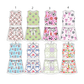 ( Moq 5 Each Style ) Sibling Baby Girls Kids Sleeveless Soccer Tops Bows Skirt Shorts Sets Clothes