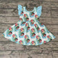 Promotion Baby Girl Mermaid Short Sleeves Summer Dress